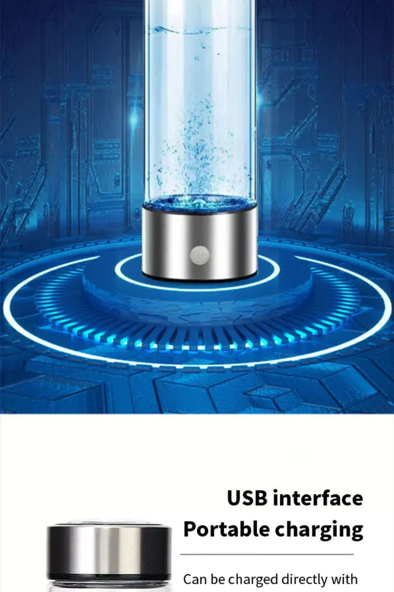Portable Hydrogen-Rich Water Cup USB Rechargeable 420ml - Image 8