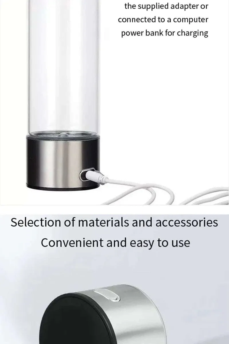 Portable Hydrogen-Rich Water Cup USB Rechargeable 420ml - Image 9