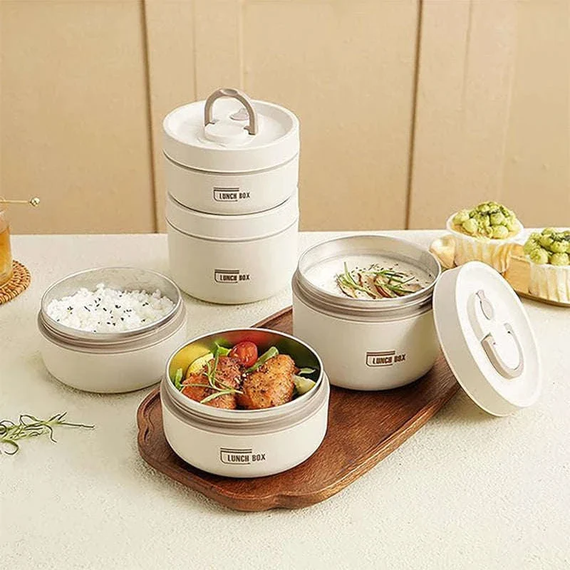 Portable Insulated Lunch Container Set for Fresh Meals - Image 8