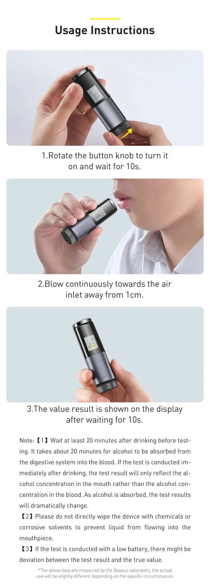Portable Non-Contact Alcohol Breathalyzer with LED Display - Image 20