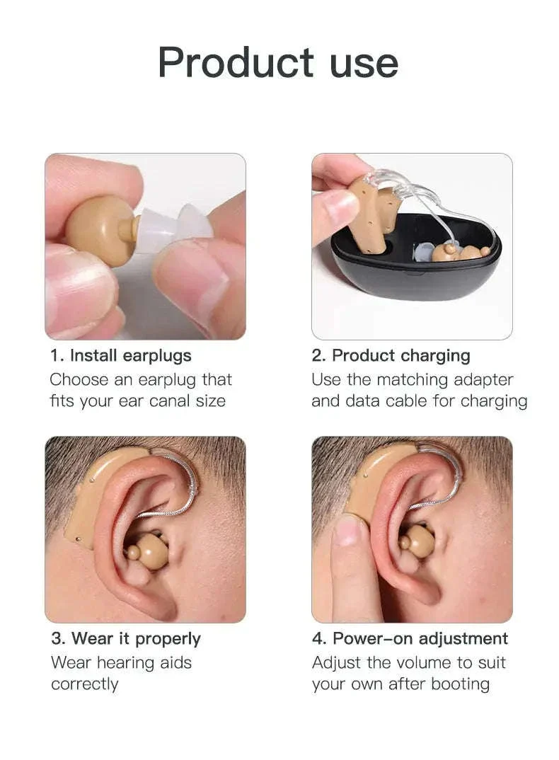 Portable Rechargeable Hearing Aid for Clear Daily Conversations - Image 10