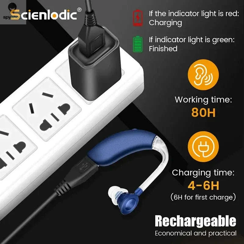 Portable Rechargeable Hearing Aid for Clear Daily Conversations - Image 15