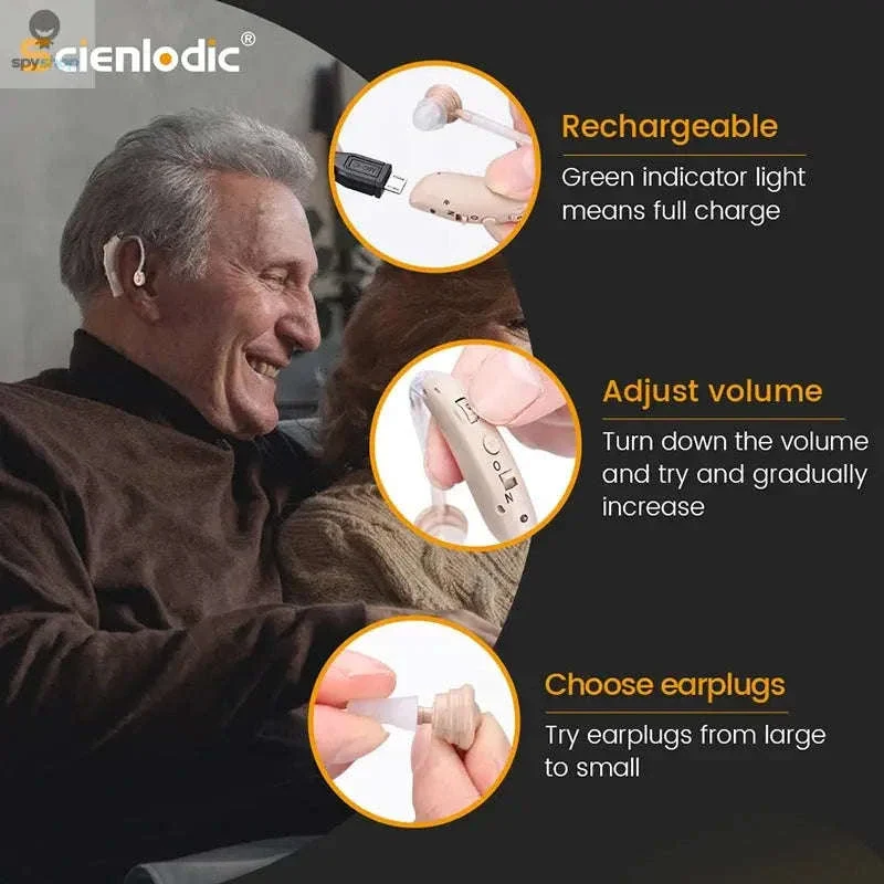 Portable Rechargeable Hearing Aid for Clear Daily Conversations - Image 17