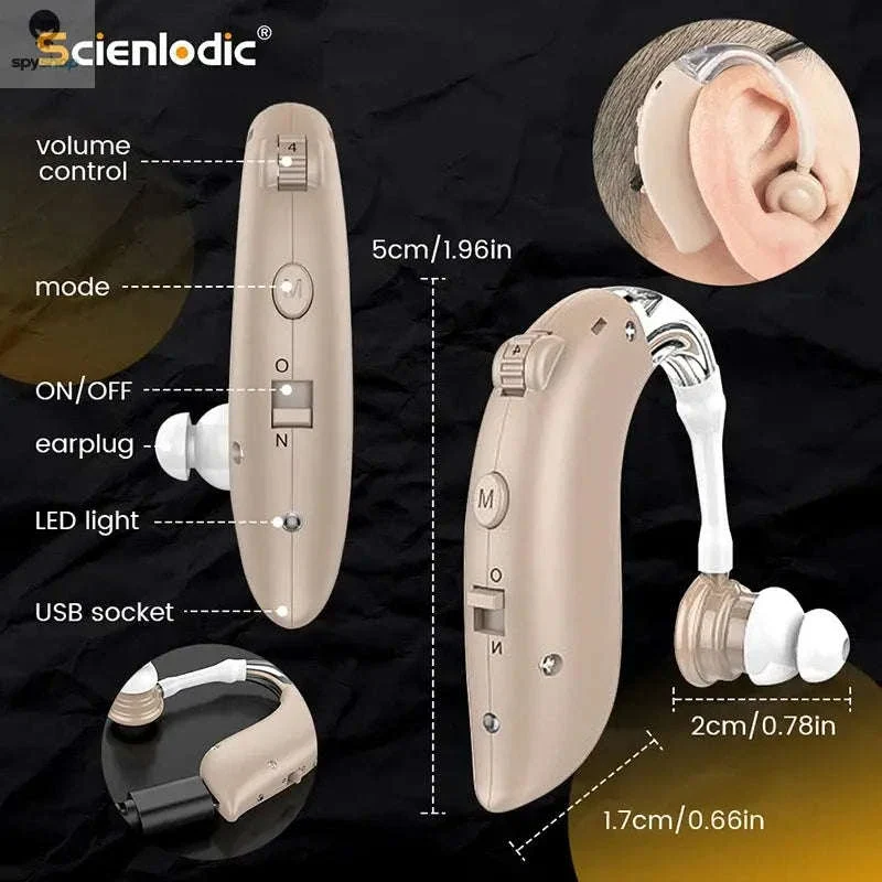 Portable Rechargeable Hearing Aid for Clear Daily Conversations - Image 18