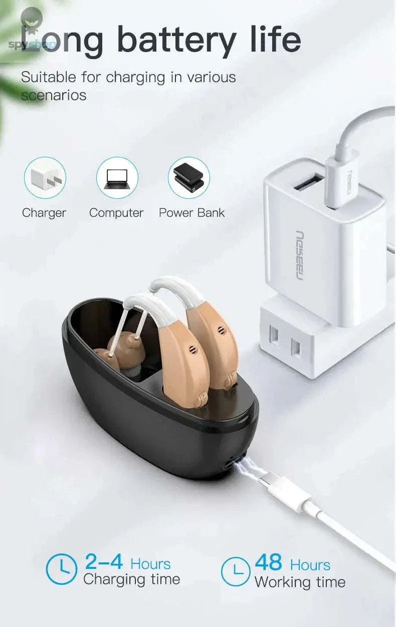 Portable Rechargeable Hearing Aid for Clear Daily Conversations - Image 7