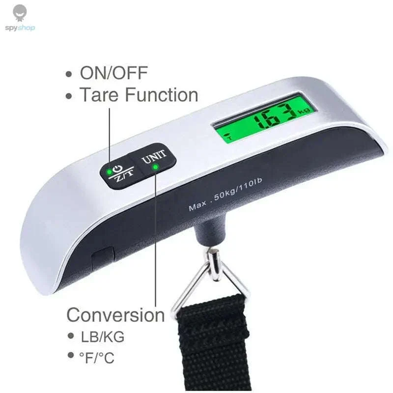 Portable Digital Luggage Scale, 50kg Travel Weight Checker - Image 10