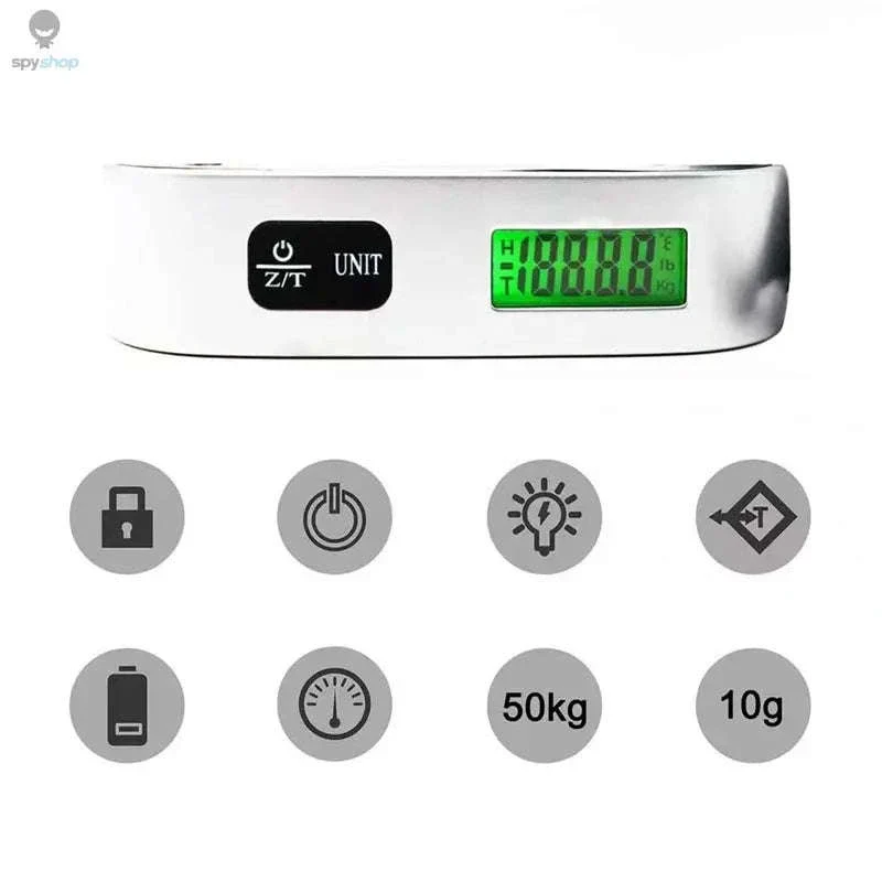 Portable Digital Luggage Scale, 50kg Travel Weight Checker - Image 12