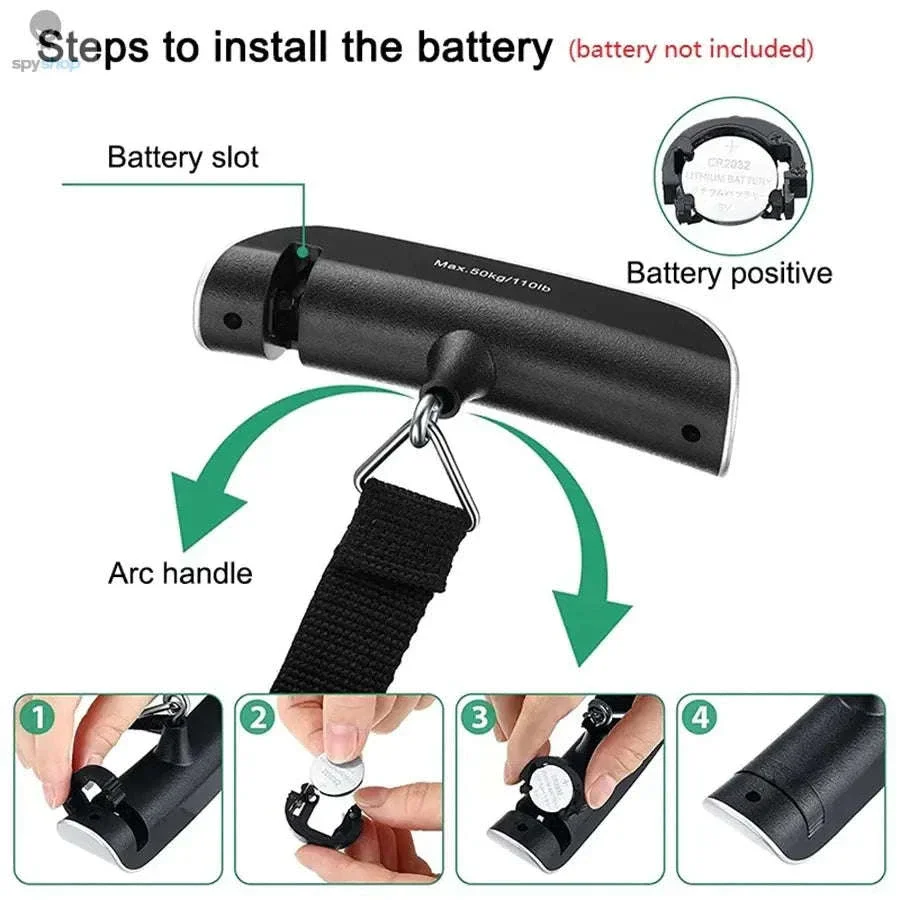 Portable Digital Luggage Scale, 50kg Travel Weight Checker - Image 24