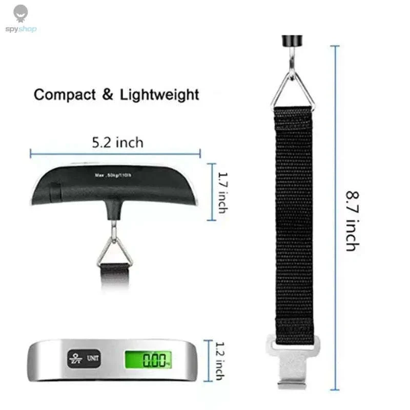 Portable Digital Luggage Scale, 50kg Travel Weight Checker - Image 5