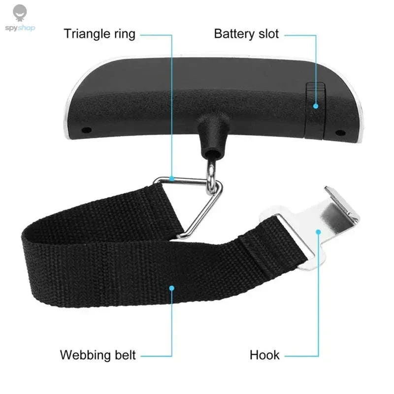 Portable Digital Luggage Scale, 50kg Travel Weight Checker - Image 9