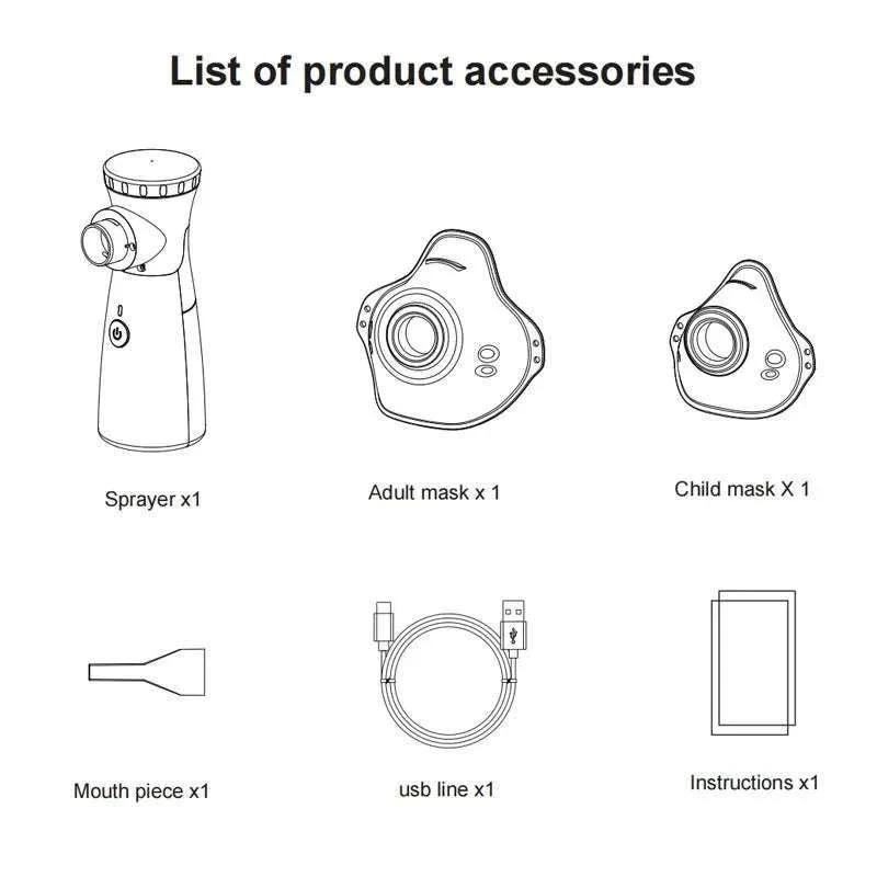 Portable Silent Mesh Nebulizer for Adults and Children - Image 20