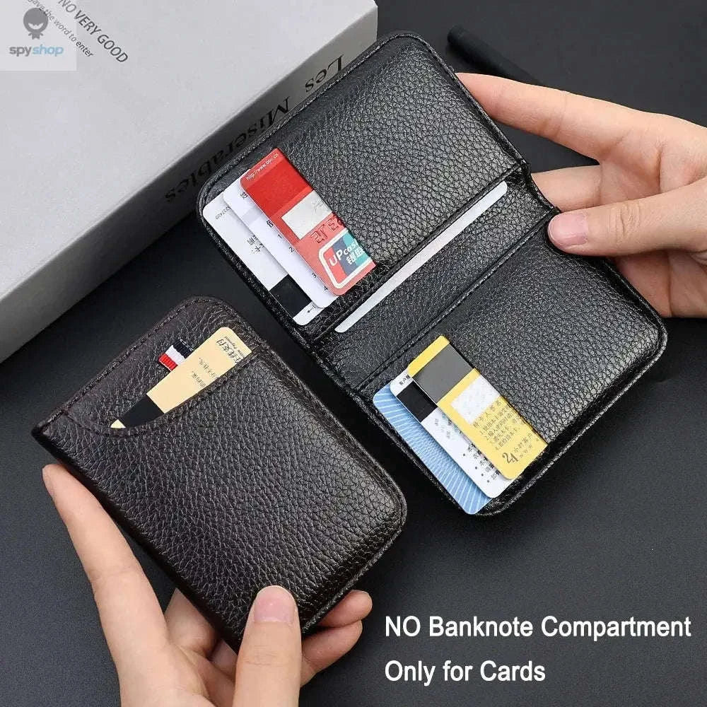 Super Slim PU Leather Card Wallet for Everyday Carry - Image 2