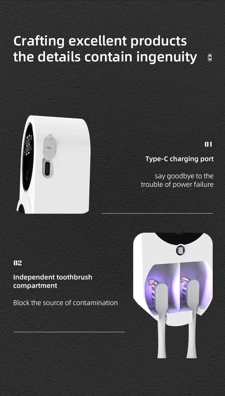 Mini Portable UV Toothbrush Sterilizer for Cleaner Daily Use - Image 15