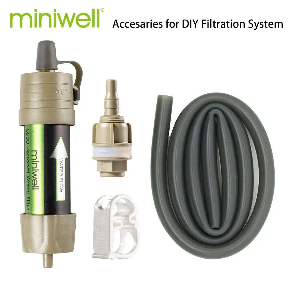 Portable Water Filter Straw for Camping & Emergency Survival Use
