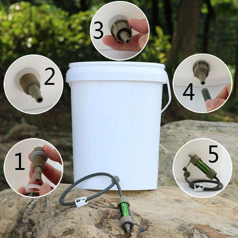 Portable Water Filter Straw for Camping & Emergency Survival Use - Image 12