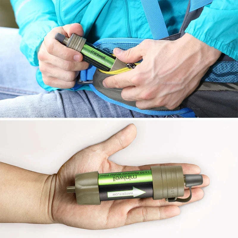 Portable Water Filter Straw for Camping & Emergency Survival Use - Image 13