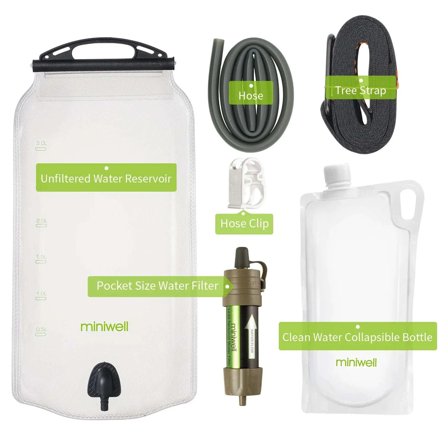 Portable Water Filter Straw for Camping & Emergency Survival Use - Image 15