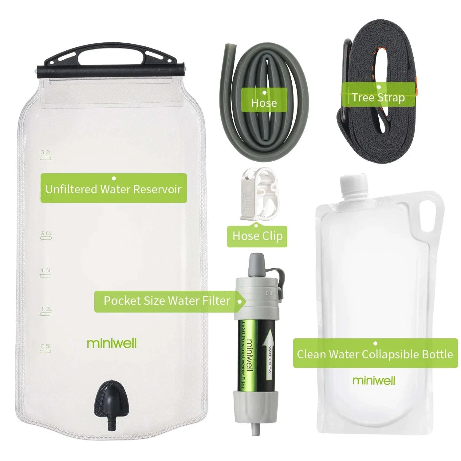 Portable Water Filter Straw for Camping & Emergency Survival Use - Image 17