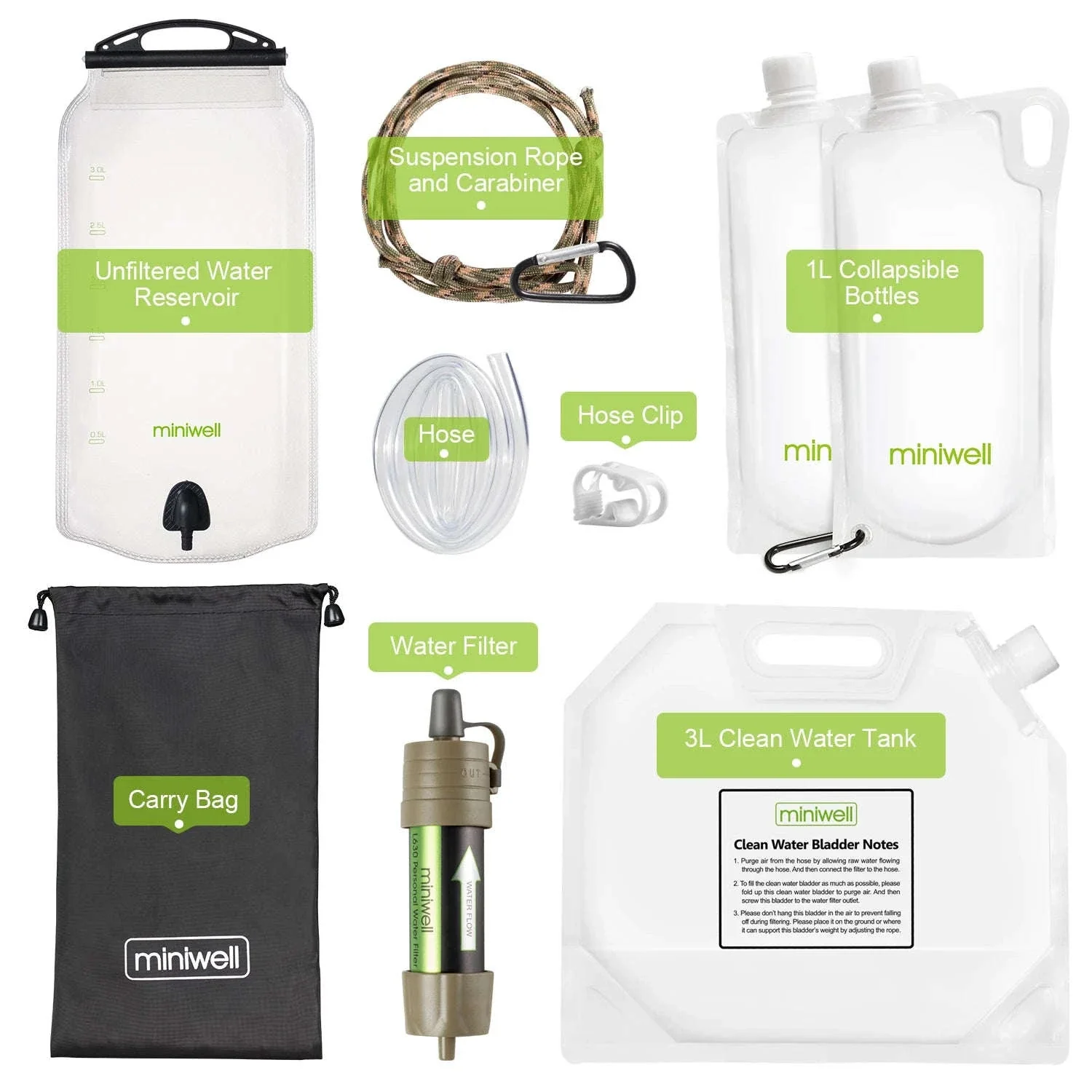 Portable Water Filter Straw for Camping & Emergency Survival Use - Image 18