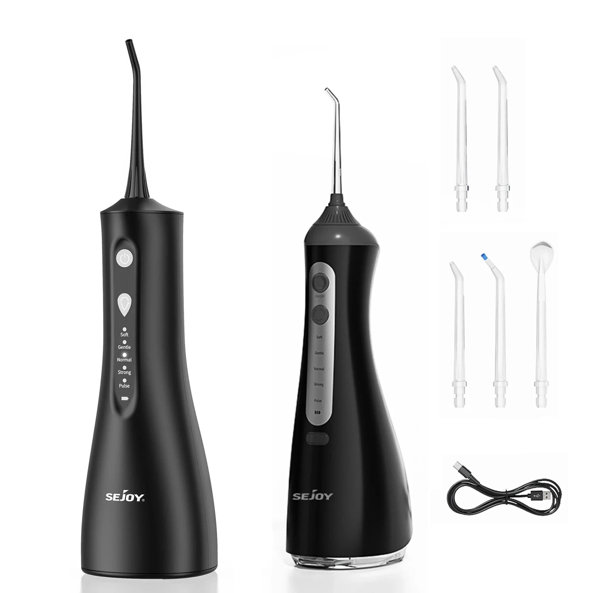 Portable Water Flosser Oral Irrigator with 5 Modes & 350ML Tank