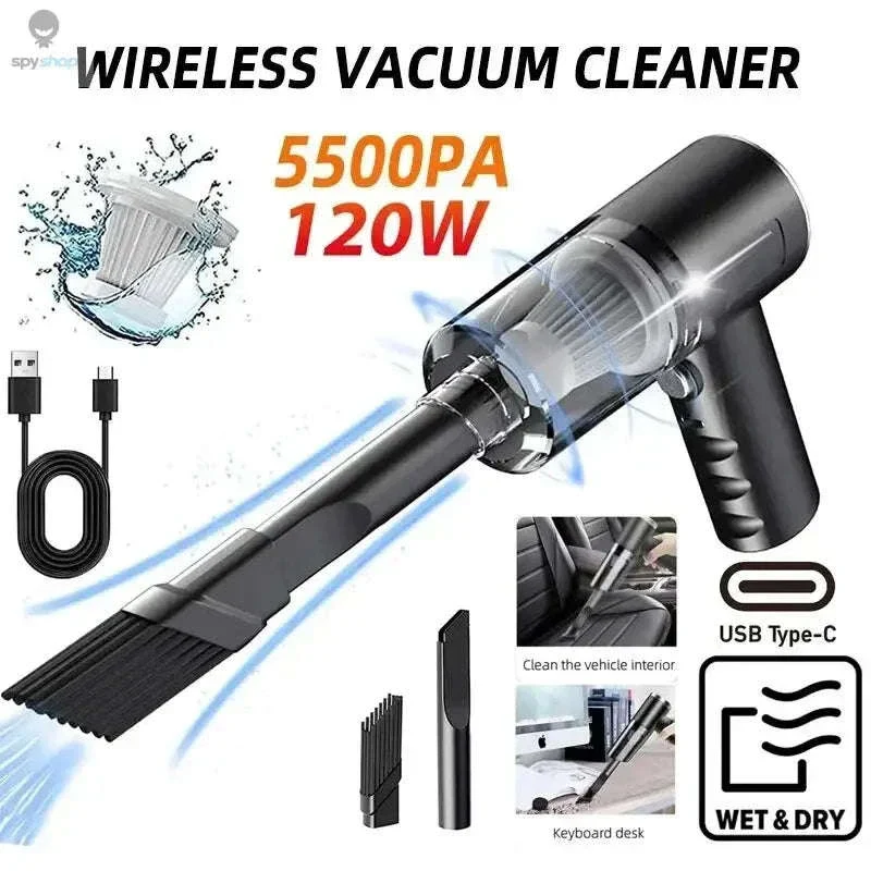 Portable Wireless Car Vacuum Cleaner for Fast, Easy Cleanups - Image 7