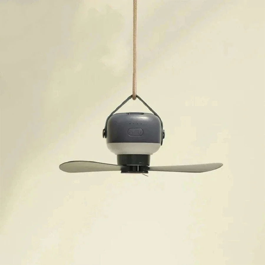 Portable Wireless Mini Ceiling Fan with LED Light and Remote - Image 22