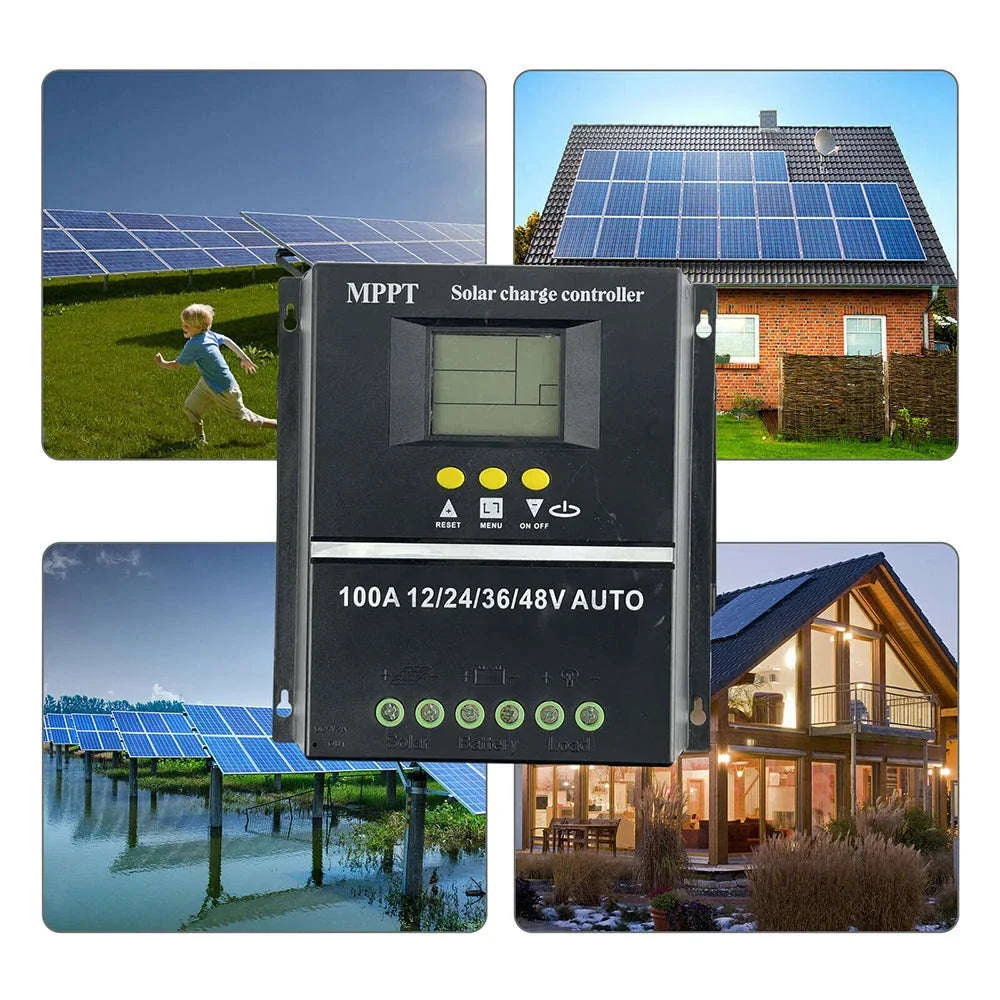 100A MPPT Solar Charge Controller with Dual USB - Image 21