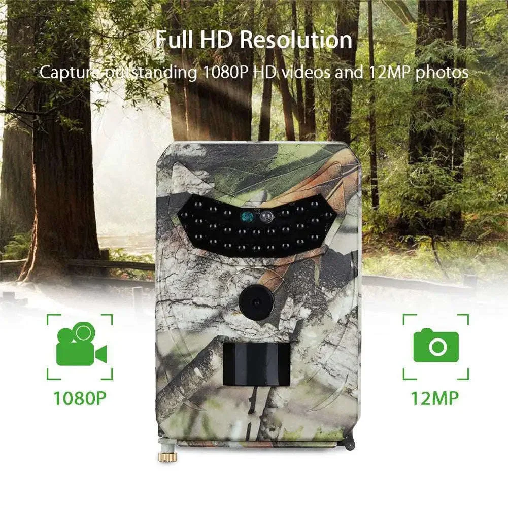 PR100 Trail Camera 12MP 1080P Night Vision Wildlife Camera - Image 11