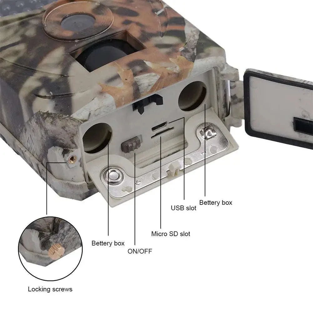PR100 Trail Camera 12MP 1080P Night Vision Wildlife Camera - Image 14