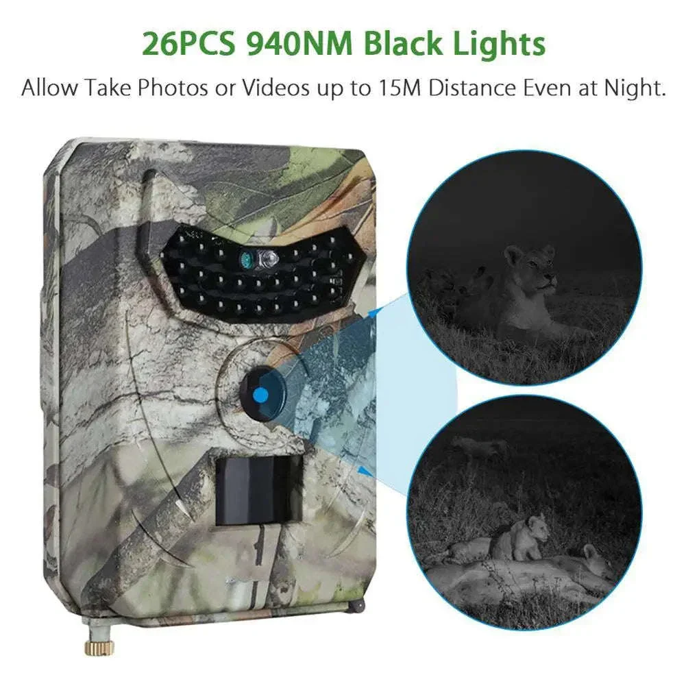PR100 Trail Camera 12MP 1080P Night Vision Wildlife Camera - Image 6