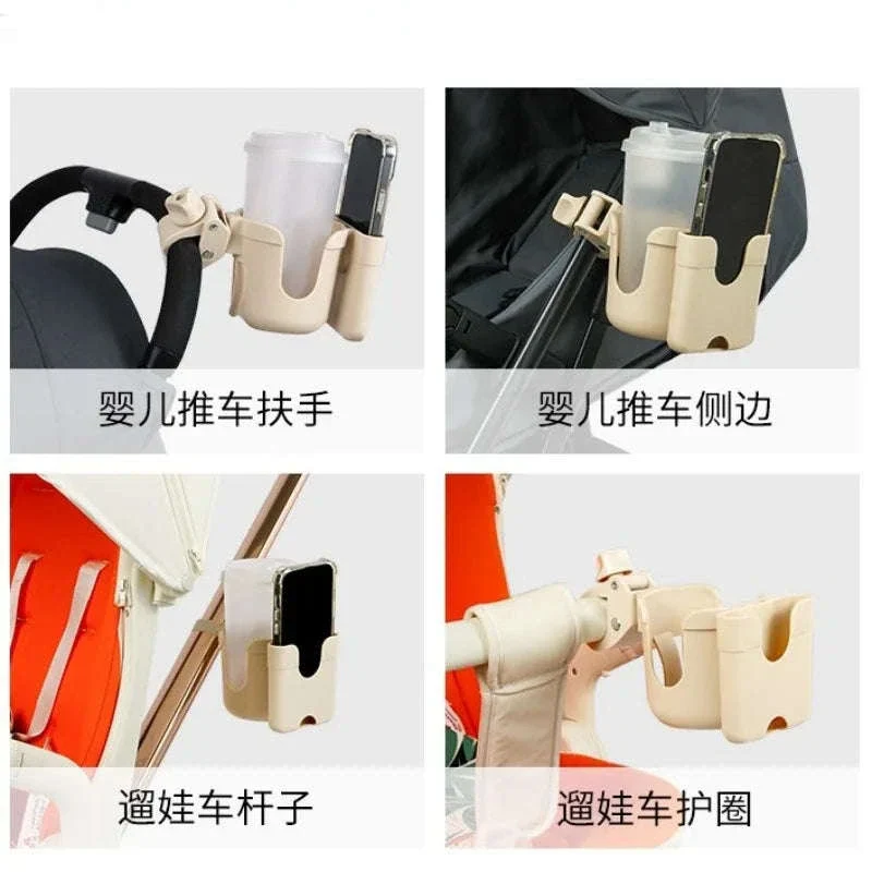 Stroller Cup and Phone Holder with Anti-Slip Design - Image 9