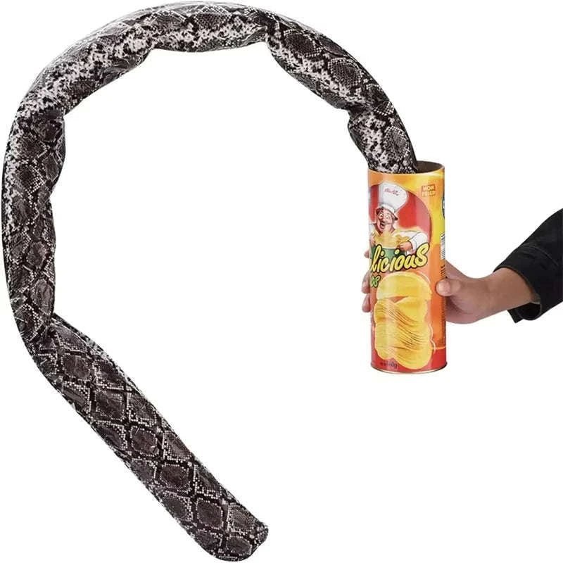 Prank Snake Toy in Potato Chip Can for Surprise Laughter