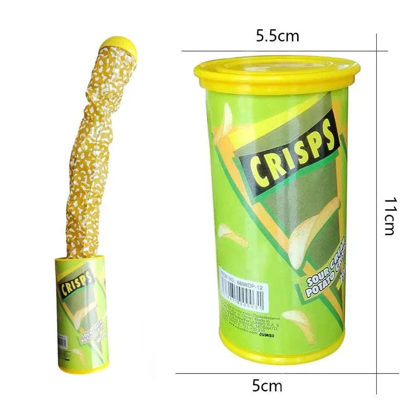 Prank Snake Toy in Potato Chip Can for Surprise Laughter - Image 57