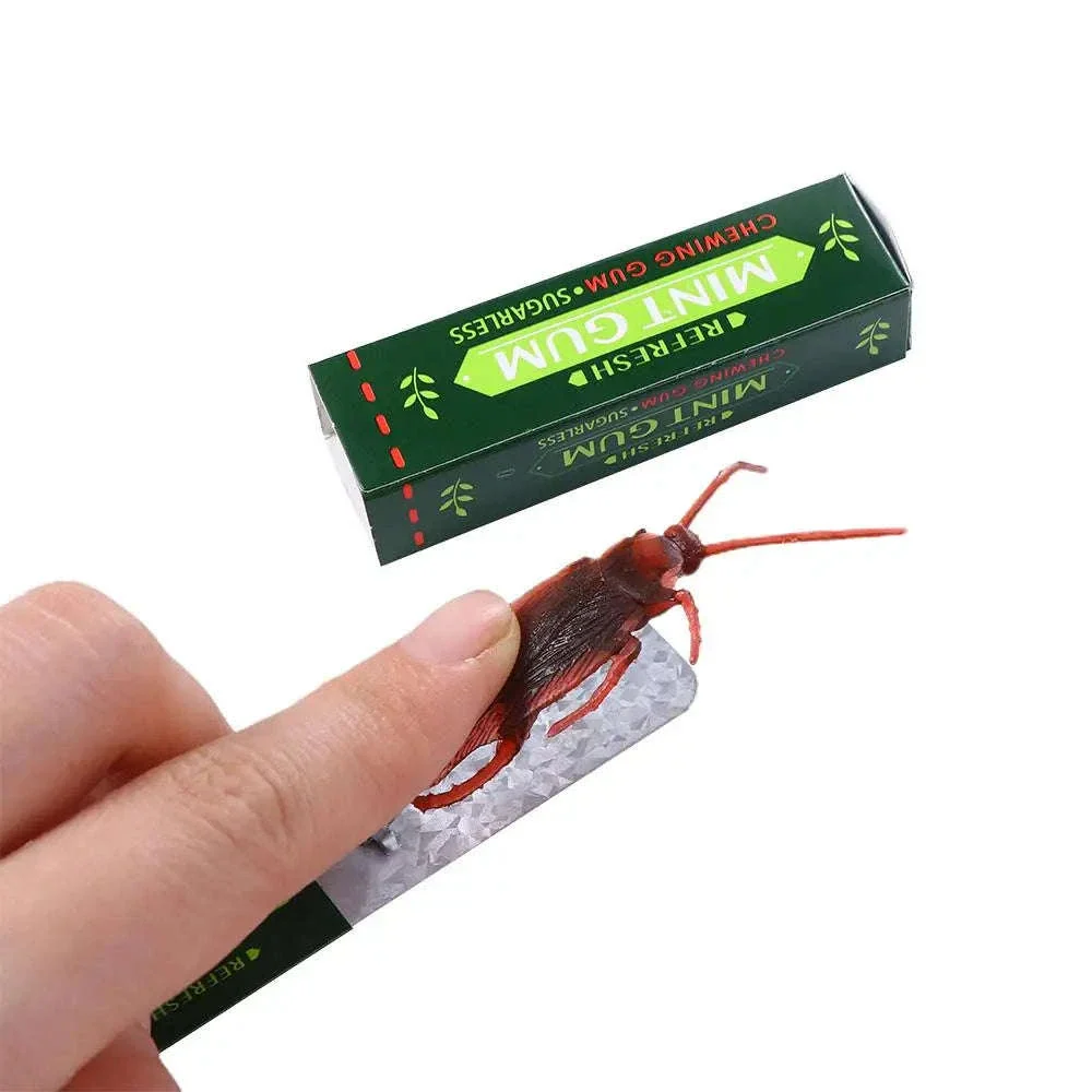 Shocking Cockroach Chewing Gum Prank Toy for Funny Reactions - Image 8