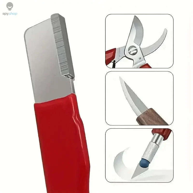 Kitchen Knife Sharpener with Dual-Stage Tungsten and Ceramic - Image 5