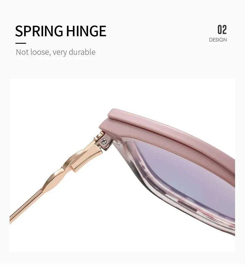 Cat-Eye Prescription Glasses with Magnetic Clip-On Sunglasses - Image 11