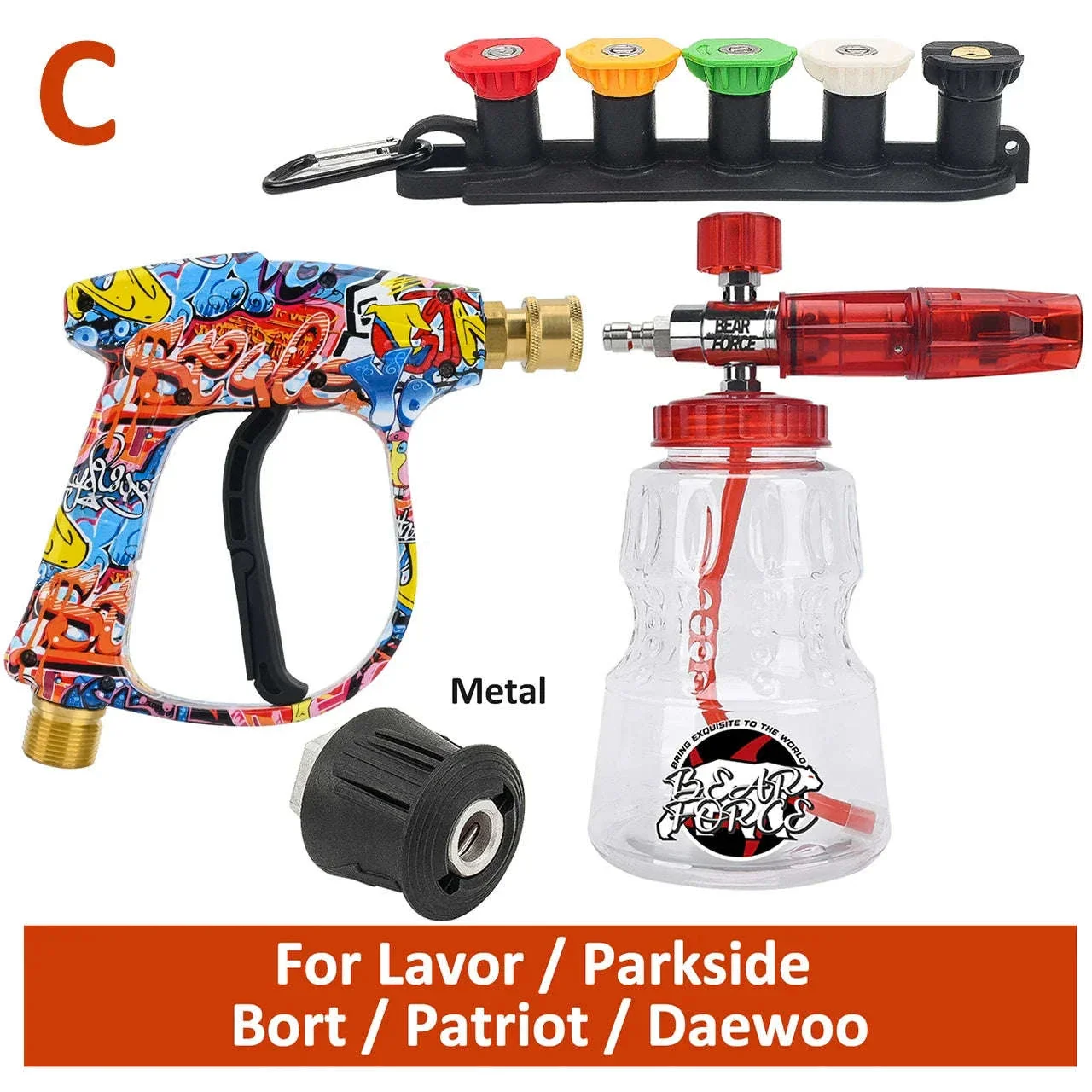 Pressure Washer Water Gun Kit for Fast, Precision Cleaning - Image 8