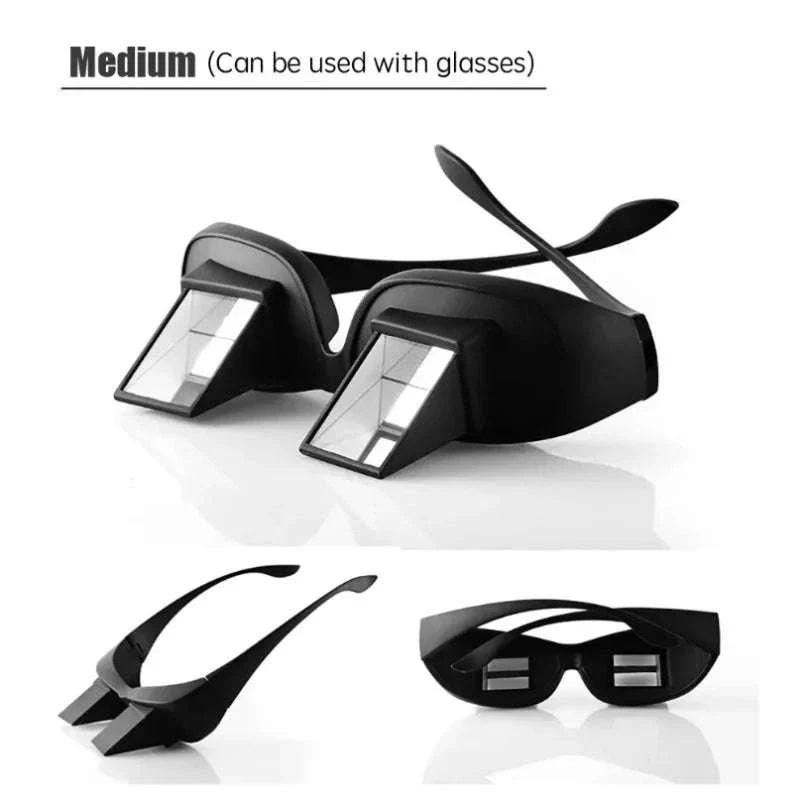 Prism Bed Reading Glasses for Lying Down TV and Books - Image 14