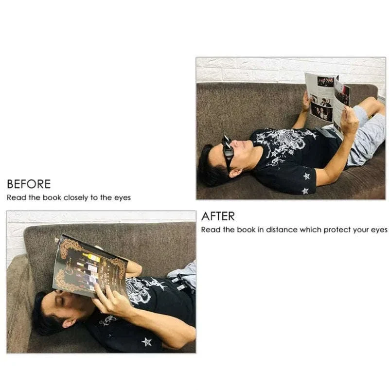 Prism Bed Reading Glasses for Lying Down TV and Books - Image 9