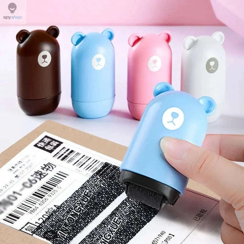 Privacy Seal Roller Stamp for Fast Personal Data Coverage