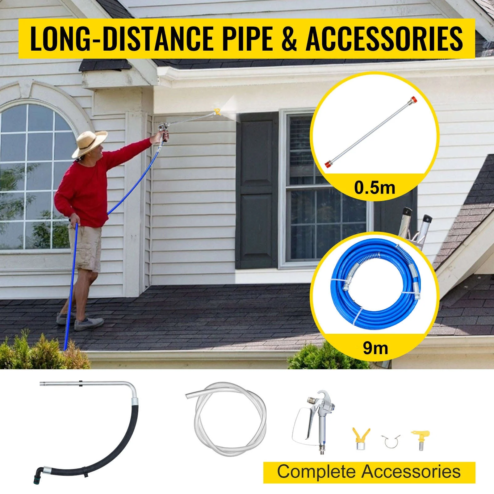 Airless Wall Paint Sprayer for Smooth, Fast Coverage - Image 11