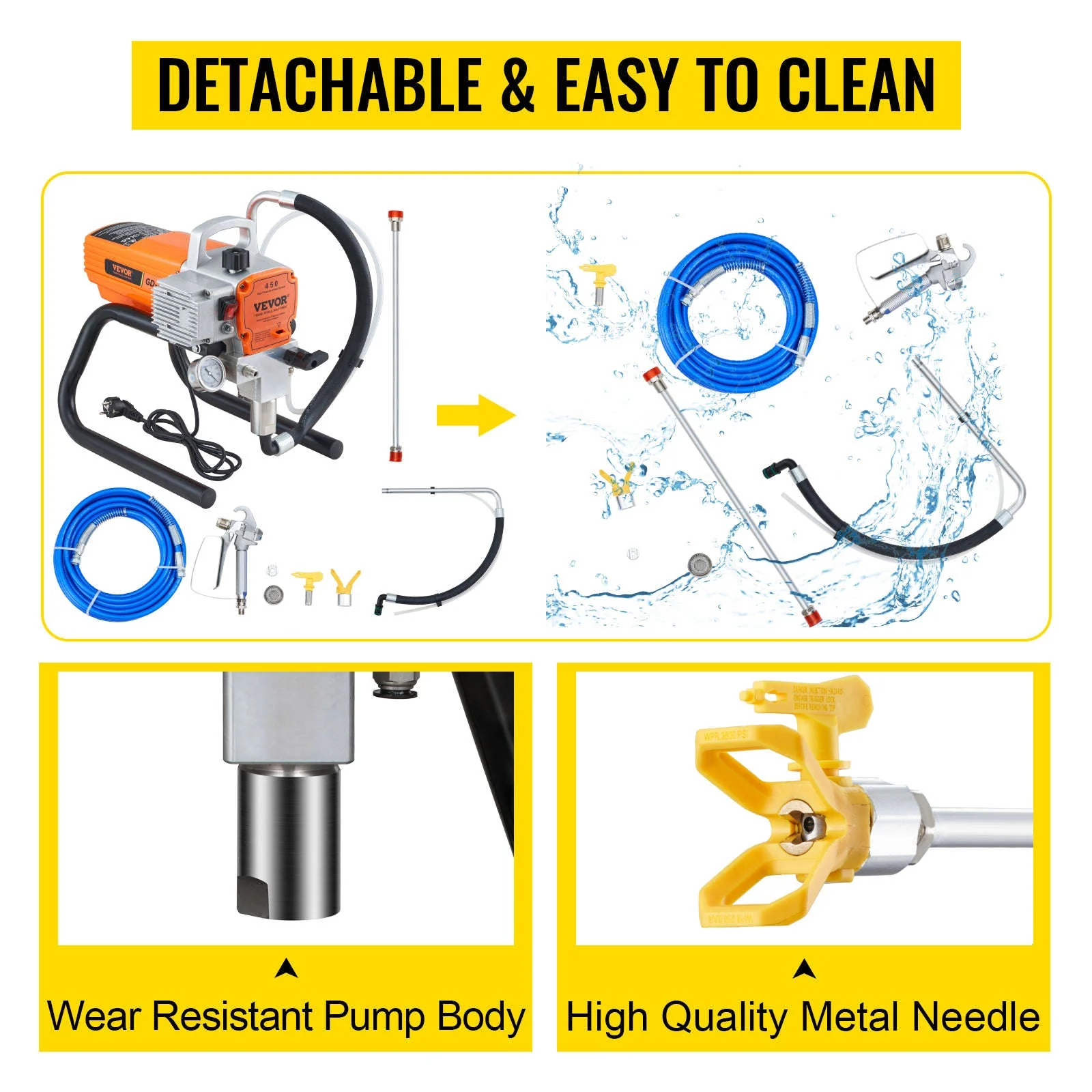 Airless Wall Paint Sprayer for Smooth, Fast Coverage - Image 12