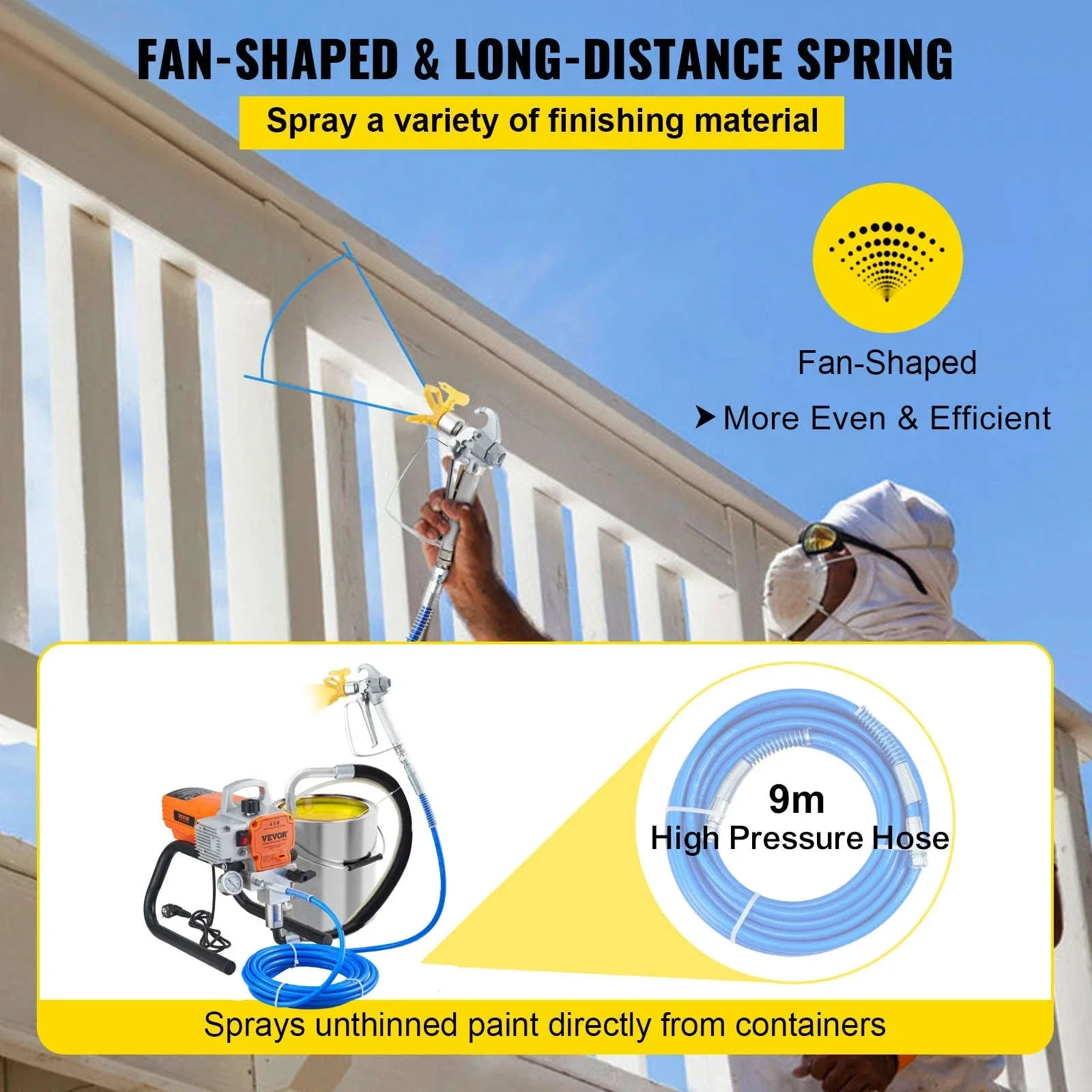 Airless Wall Paint Sprayer for Smooth, Fast Coverage - Image 3