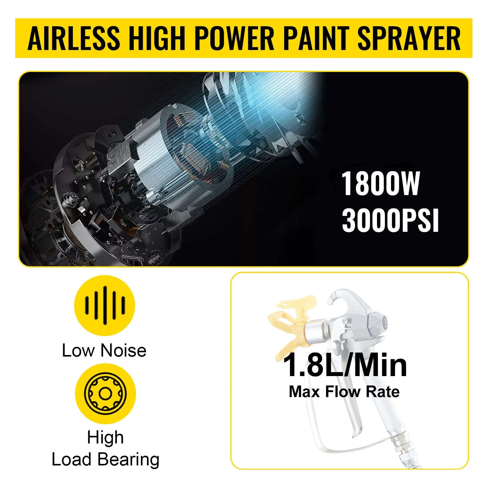 Airless Wall Paint Sprayer for Smooth, Fast Coverage - Image 9
