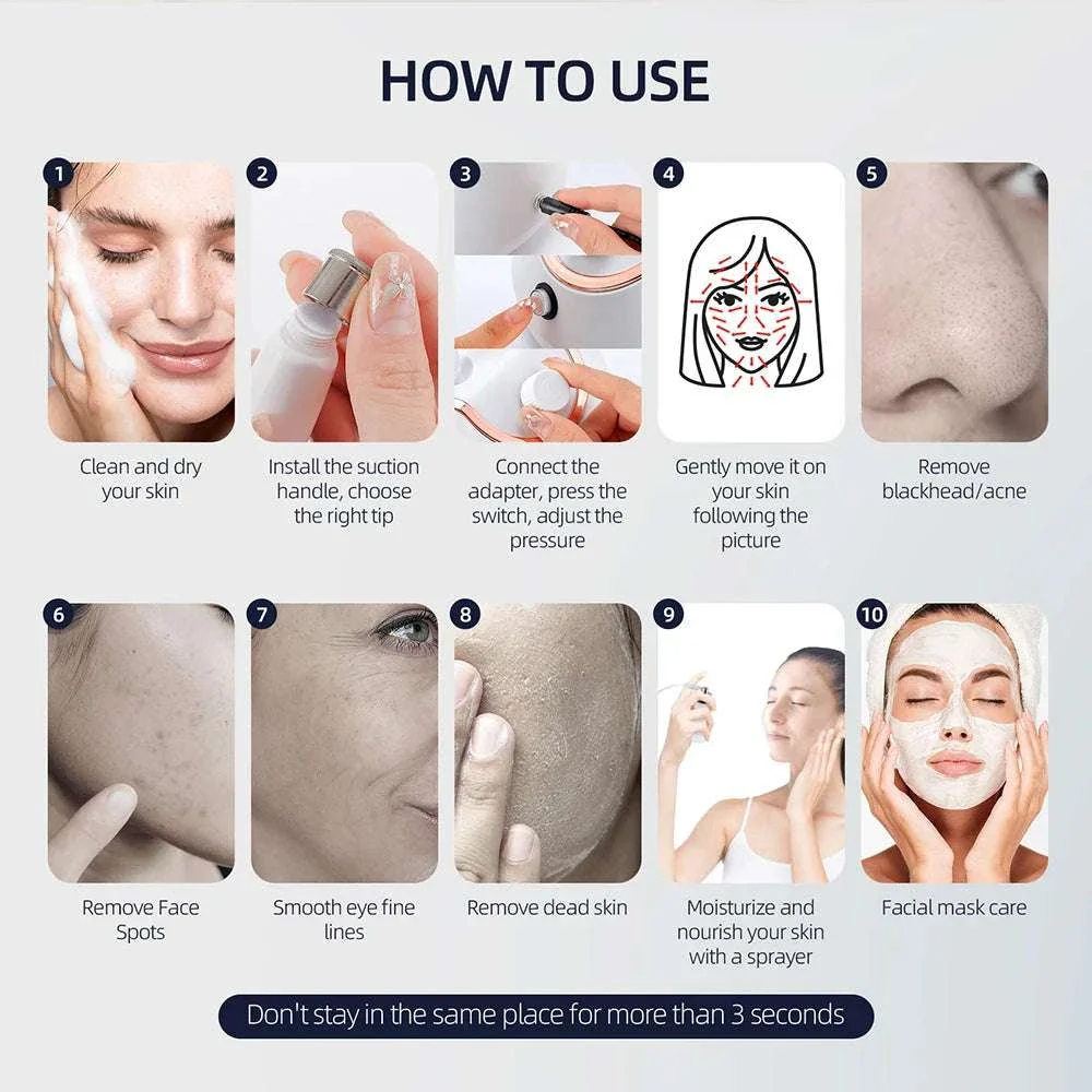 Diamond Microdermabrasion Machine for Deep Facial Exfoliation - Image 15