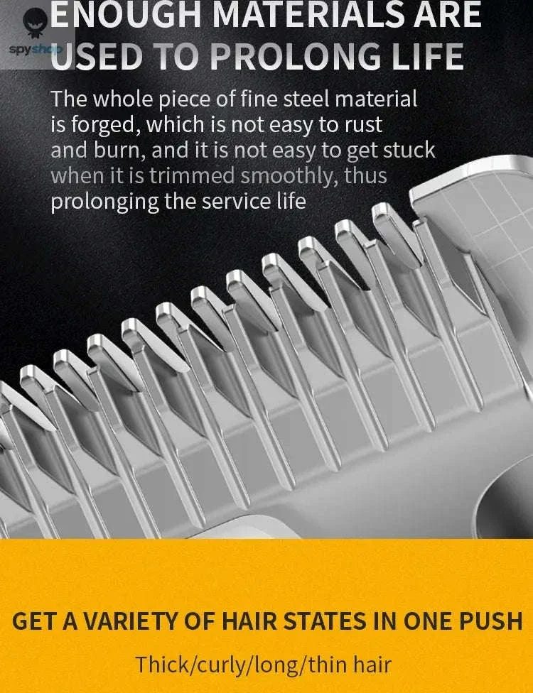 Low-Noise Rechargeable Pet Trimmer for Smooth Home Grooming - Image 10