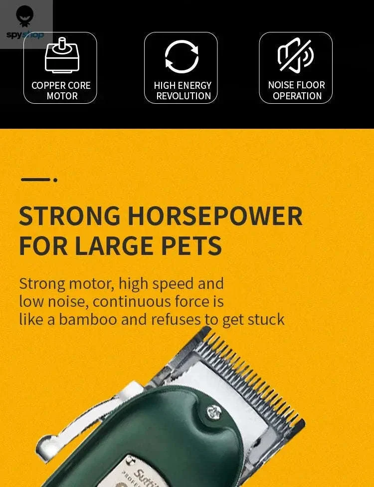 Low-Noise Rechargeable Pet Trimmer for Smooth Home Grooming - Image 13