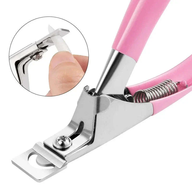 Professional False Nail Nippers for Acrylic and Gel Trimming - Image 2