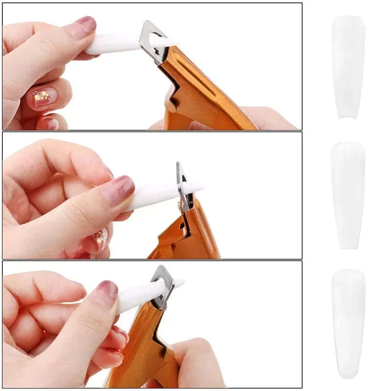 Professional False Nail Nippers for Acrylic and Gel Trimming - Image 3