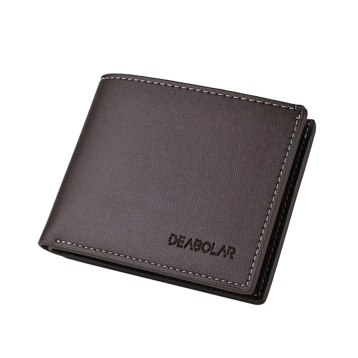 Thin PU Leather Men's Short Wallet for Everyday Carry - Image 16